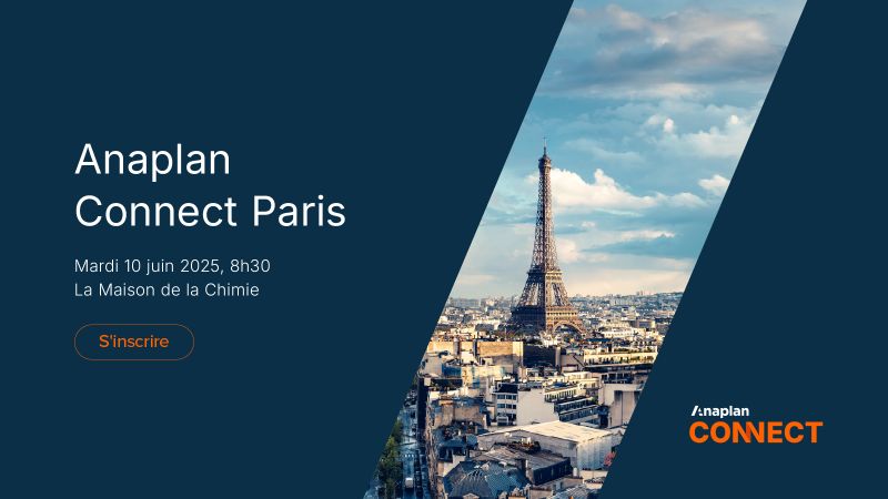 Beyond Plans participe à Anaplan Connect Paris 2025